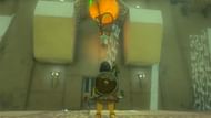 Use the hot air balloon to trigger the switch at the top (Image via Nintendo)